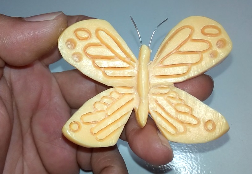 Prakarya Kreatif Easy Butterfly Soap Carving Ukiran 