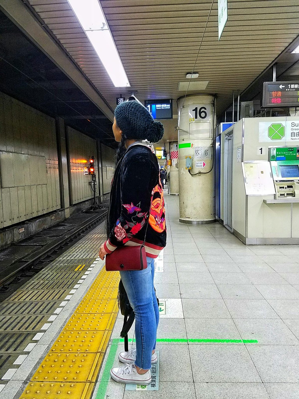 coach dinky urban outfitters velvet jacket pom tokyo