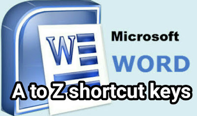 MS Word shortcut keys