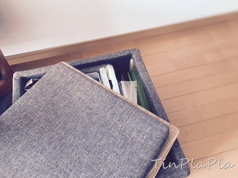 ニトリ 椅子の代わりに 収納にもなるスツールが便利 Tin