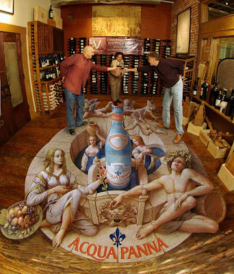 Amazing 3 dimensional illusions of Kurt Wenner