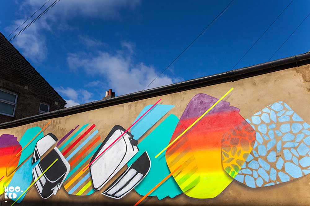 Street Art collective The Toasters Go Pop in E17 with a new vibrant mural.
