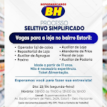 Vagas Supermercados BH em Estoril/MG