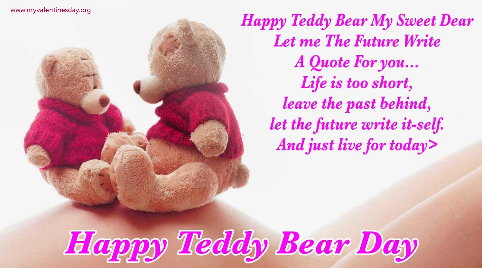 Just To Say Happy Teddy Bear Day