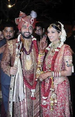 Bollywood Actress Shilpa Shetty marriage album photos