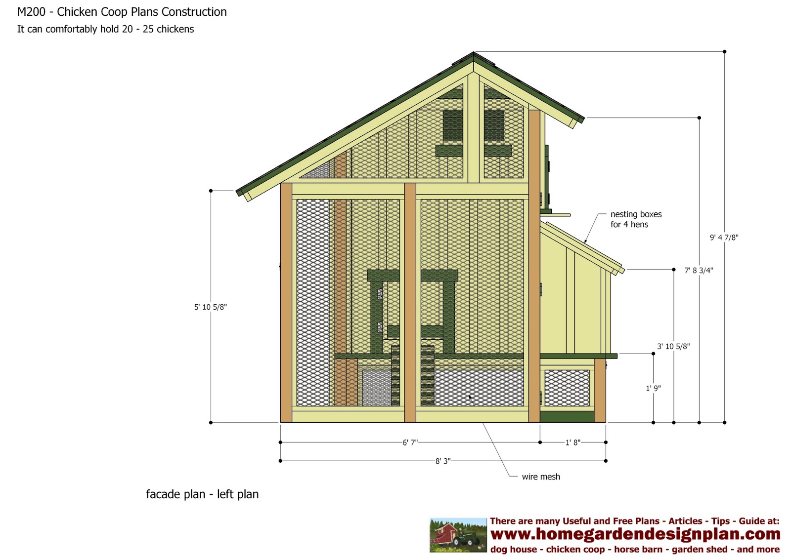 Printable Chicken Coop Plans