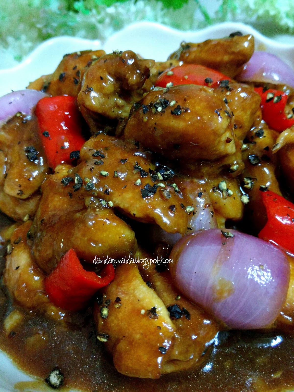 Dari Dapur Aida Black Pepper  Chicken Ayam  Masak  Lada 
