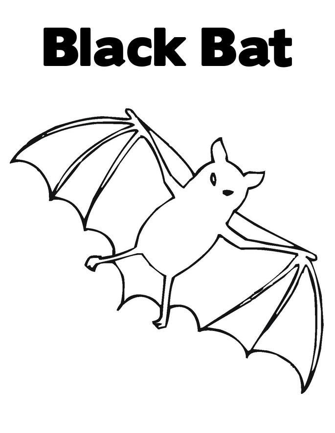 Bat Coloring Pages To Print