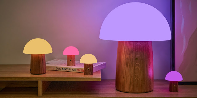 Introducing the Alice Mushroom Lamp Family by Gingko Design