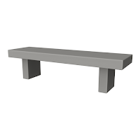 Concrete bench game asset number 1