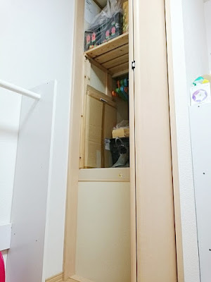 階段上の中途半端なクローゼットを片づける こぎれいな家暮らし