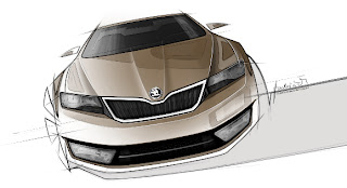 Skoda Rapid production car previewed