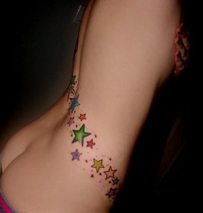 star tattoos for girls