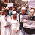 JKLF protests at Lal Chowk aganist US decision of declaring Salahuddin as a “global terrorist”