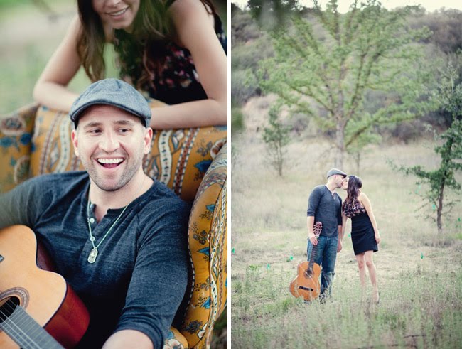 playing guitar outside in the grass stylist by jen campbell