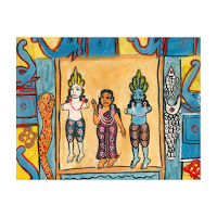 patua scroll painting west bengal