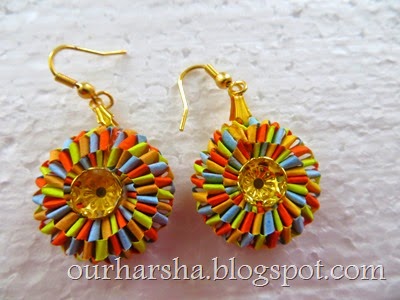  Paper Weaving Earrings (5)