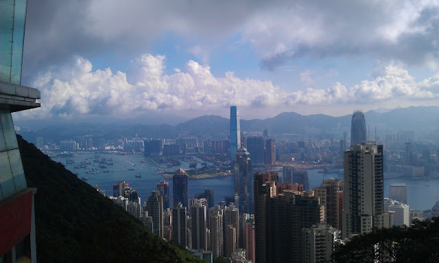 The Peak, Hong Kong. I had a great holiday there flying with Cathay Pacific