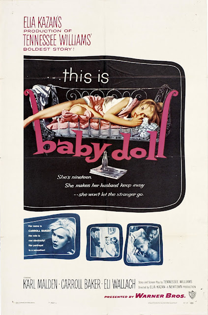 BABY DOLL. Cartel One Sheet: 69 x 104 cms. Estados Unidos. BABY DOLL. Baby Doll. 1956. Estados Unidos. Dirección: Elia Kazan. Reparto: Carroll Baker, Karl Malden, Eli Wallach, Mildred Dunnock, Lonny Chapman, Rip Torn.