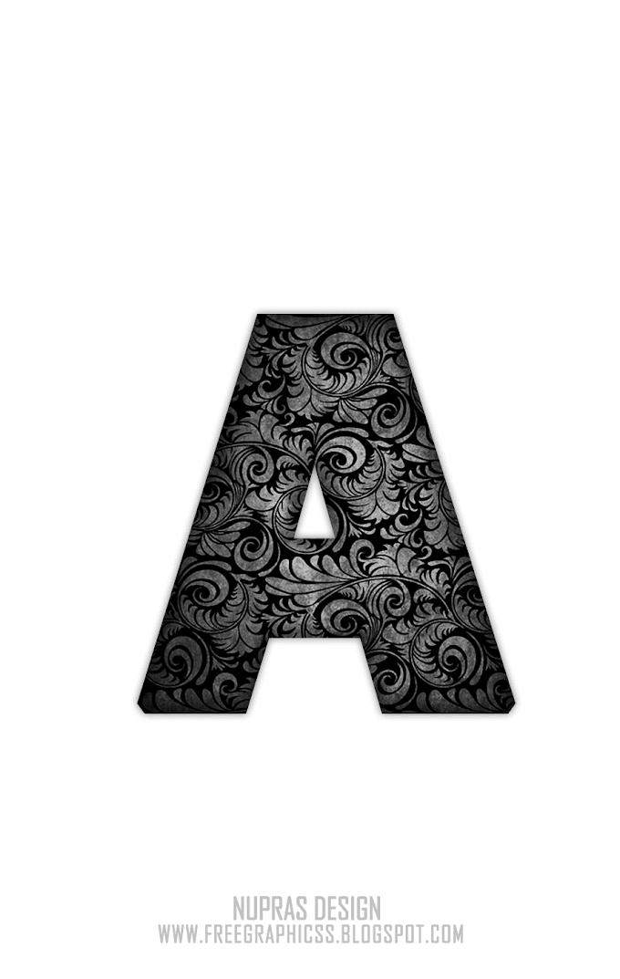 Alphabet Words Letters Black Graphic Design worksheets Design A to Z 