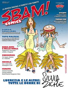 Sbam! Comics. La rivista digitale a fumetti e sui fumetti 32 - Marzo & Aprile 2017 | TRUE PDF | Bimestrale | Fumetti
Se almeno una volta nella tua vita ti sei chiesto chi è più forte tra Hulk e La Cosa… Se hai mai letto Geppo o Nonna Abelarda… Se resti incantato da una splash page Marvel o da una tavola manga… Ma soprattutto: se sogni o hai mai sognato di diventare un FUMETTISTA… Sbam! Comics è la rivista che aspettavi!
Sbam! Comics è la rivista digitale a fumetti e sui fumetti. Esce ogni due mesi e presenta una vetrina di anticipazioni, recensioni e interviste sul mondo dei comics e vuole essere un punto di incontro e dibattito tra appassionati. Si propone inoltre di pubblicare le opere dei nuovi fumettisti e degli aspiranti professionisti: aspettiamo i vostri fumetti, vogliamo quelli che hanno sogni e tavole nel cassetto e cercano la possibilità di pubblicarli e farli conoscere.
Non vi poniamo limiti, o quasi, sui lavori che vorrete mandarci: non limiti di genere (avventura, umorismo, giallo, western, fantasy, quello che volete, purché entro ovvie regole di decenza e di buon gusto), non limiti di formato (questo è il bello della rivista digitale!), non limiti di lunghezza (oddio, questo un po’ sì, non mandateci Guerra e Pace fumettato a dispense settimanali!). Per ogni autore inoltre pubblichiamo – sia sulla rivista che su questo sito – un profilo di presentazione con il link al suo blog o al suo sito.