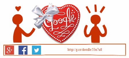 Google Doodle for Valentines Day 2014