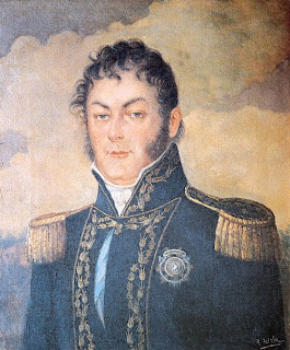 Don Juan Martín de Pueyrredón, 'Juan Martín de Pueyrredón, prócer argentino', obra de don Rafael Domingo del Villar -1823-, del Museo Histórico Nacional, tomada de Wikipedia