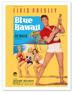 Elvis movie posters & cover Blue Hawaii