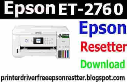 Epson Ecotank ET-2760 Resetter Adjustment Program Free Download 2021
