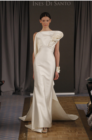 Ines di Santo and his 2012 collection of wedding dresses