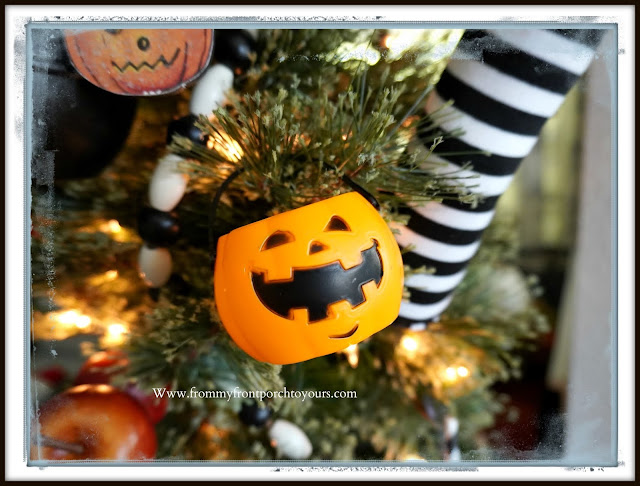 Fun Vintage Halloween Festive Christmas Tree-From My Front Porch To Yours