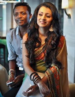 Trisha Latest Photoshot Making Stills film pics