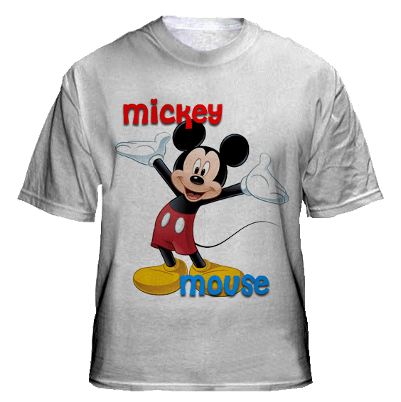 Mickey Mouse Collections T shirts Design