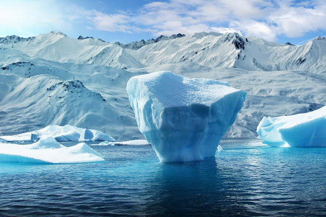 Antarctic iceberg headed towards South Georgia breaks in two and further continues