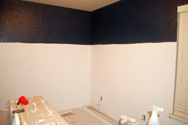 Navy White Bedroom