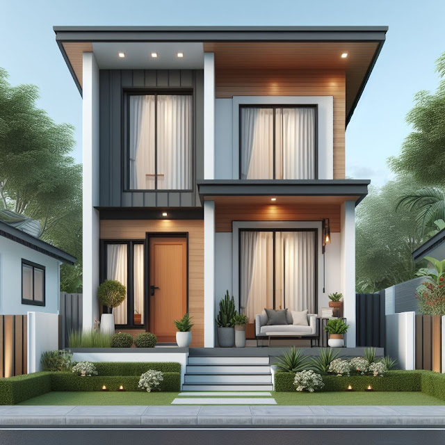 desain rumah 2 lantai