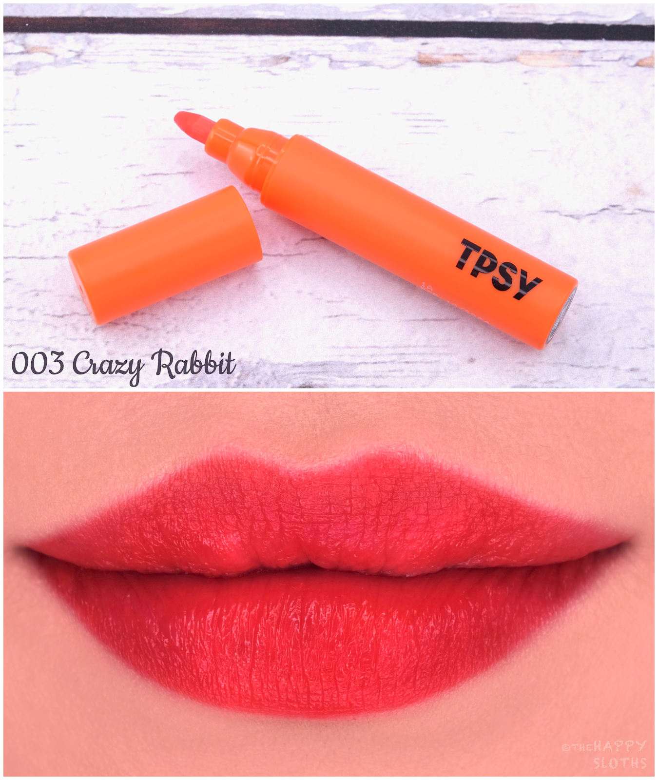 TPSY | Forever Lip Marker in "003 Crazy Rabbit": Review and Swatches