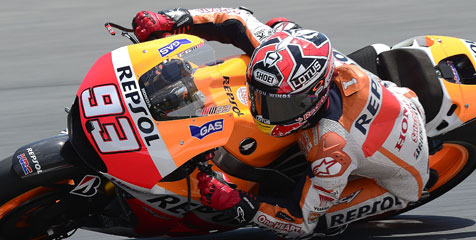 Marquez Tercepat Di Sesi Pemanasan MotoGP Indianapolis