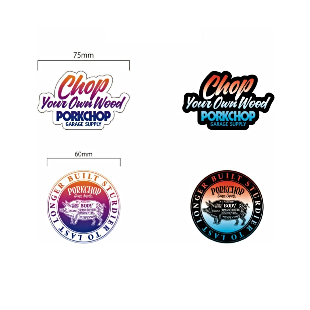 PORKCHOP GARAGE SUPPLY ポークチョップガレージサプライ P RING STICKER SET TRUMPS