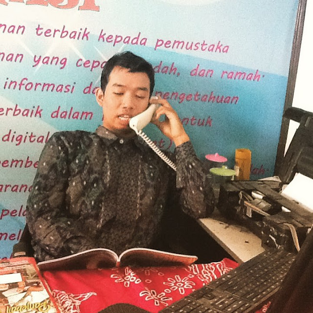 Ruang Kepala Perpustakaan SMPIT Abu Bakar Yk