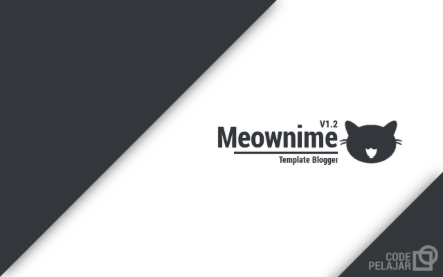 Template Mirip MeowNime Version 1.2 - Blogger Template