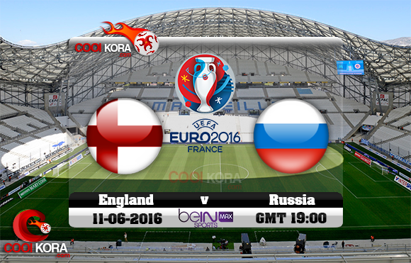 مشاهدة مباراة إنجلترا وروسيا اليوم 11-6-2016 بي أن ماكس يورو 2016