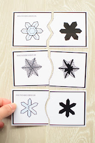 Winter Theme Learning Pack: Snow Silhouette Puzzles
