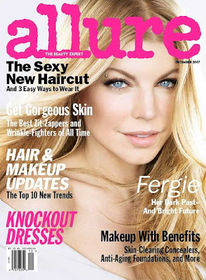 Fergie On Allure December Cover