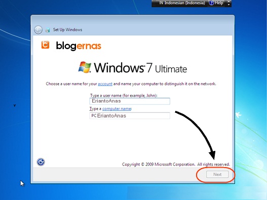 Cara Gampang Install Windows 7 pada Komputer (Full Gambar)