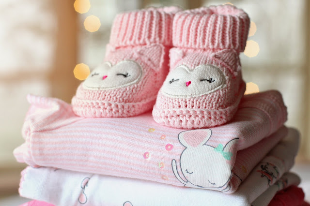 pink booties for baby girl