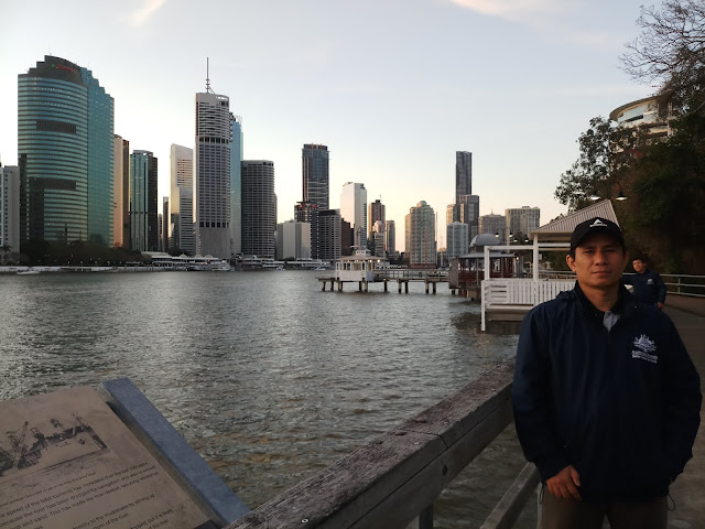 Menikmati Sunset di Kangaroo Point Brisbane Australia