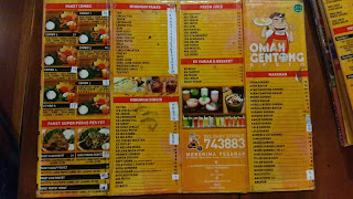 menu omah gentong