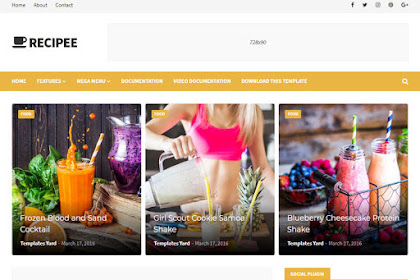 Recipee Food Blogger Template