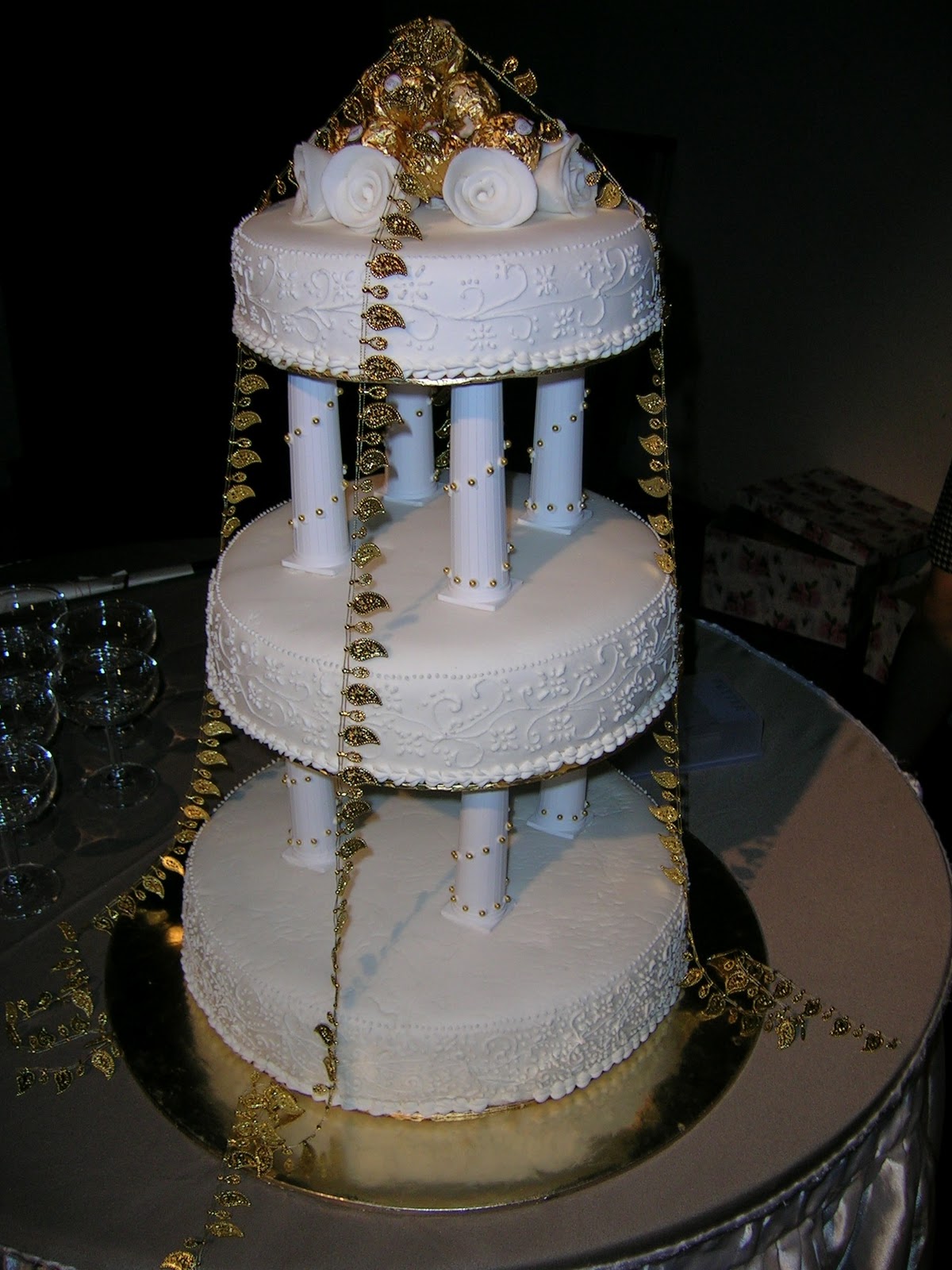 on wedding cakes remind me